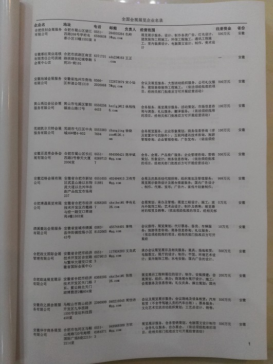 中國(guó)會(huì)展展覽公司黃頁可開展精準(zhǔn)營(yíng)銷，電話營(yíng)銷、郵件營(yíng)銷、傳真營(yíng)銷等等多管齊下，圓您銷售冠軍夢(mèng)