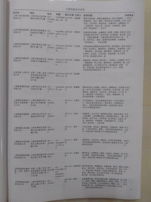 中國包裝企業(yè)黃頁可開展精準(zhǔn)營銷，電話營銷、郵件營銷、傳真營銷等等多管齊下，圓您銷售冠軍夢